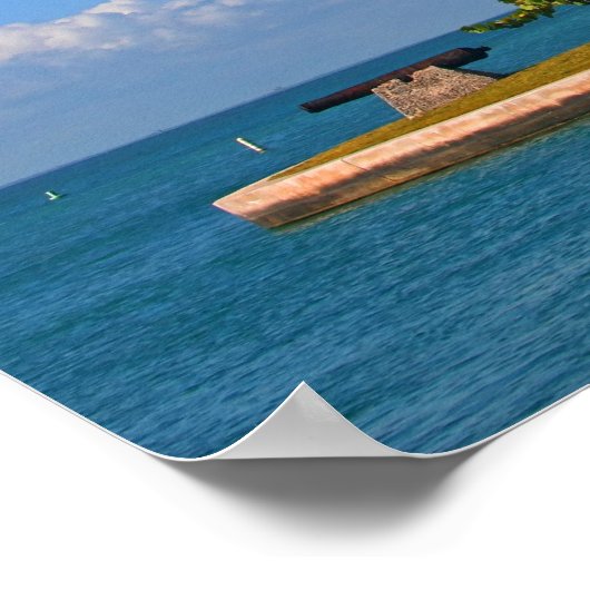 Boca Chita Lighthouse Poster (Ecke)