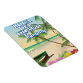 Boca del Drago Panama Beach Reiseplakat Magnet (Rechte Seite)