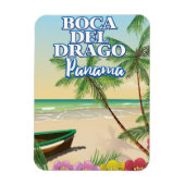 Boca del Drago Panama Beach Reiseplakat Magnet (Vertikal)