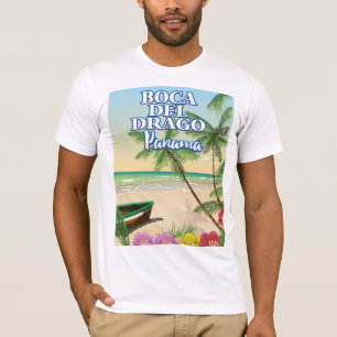 Boca del Drago Panama Beach Reiseplakat T-Shirt