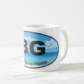 Boca Grande Florida Farbiger Becher Kaffeetasse (VorderseiteRechts)
