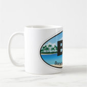 Boca Grande Florida Farbiger Becher Kaffeetasse (Links)