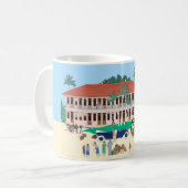 Boca Grande Historisches Eisenbahndepot Kaffeetasse (Vorderseite Links)