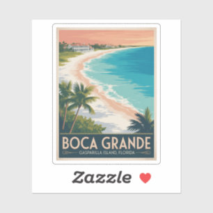 Boca Grande, Insel Gasparilla Aufkleber