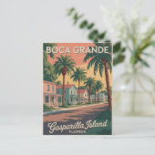 Boca Grande, Insel Gasparilla Postkarte (Stehend Vorderseite)