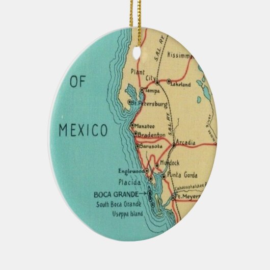 Boca Grande Useppa Island Ornament (Rechts)