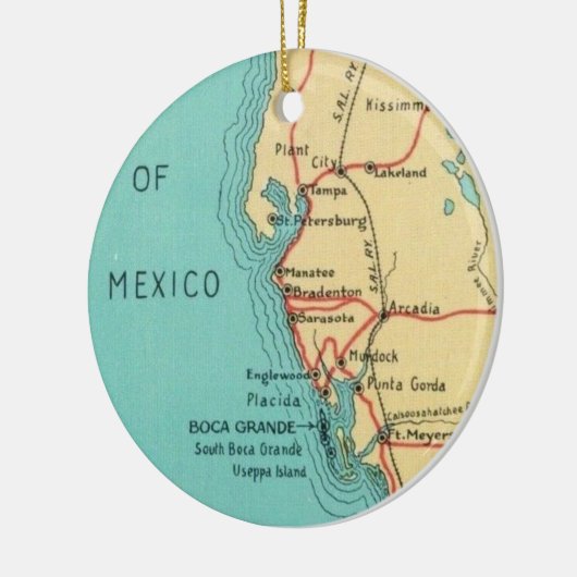 Boca Grande Useppa Island Ornament (Links)