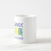 Boca große Gasparilla Insel-Florida-Strandstühle Kaffeetasse (Mittel)