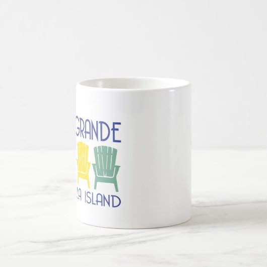 Boca große Gasparilla Insel-Florida-Strandstühle Kaffeetasse (Mittel)