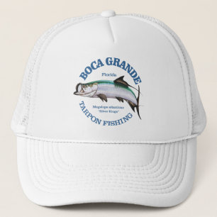 Boca großes Tarpon-Fischen Truckerkappe