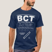 Boca Raton Airport BCT T - Shirt (Vorderseite)