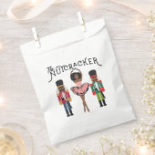 Boca Raton Black Nutcracker Funny Christmas  Geschenktütchen (Ausgeschnitten)