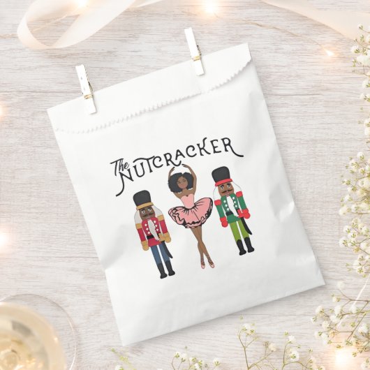 Boca Raton Black Nutcracker Funny Christmas Geschenktütchen (Ausgeschnitten)