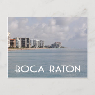 Boca Raton Florida Beach Szene Postkarte