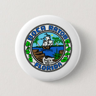 Boca Raton Florida Button
