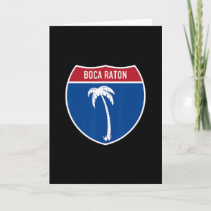 Boca Raton Florida Fl Interstate Highway Urlaub  Karte