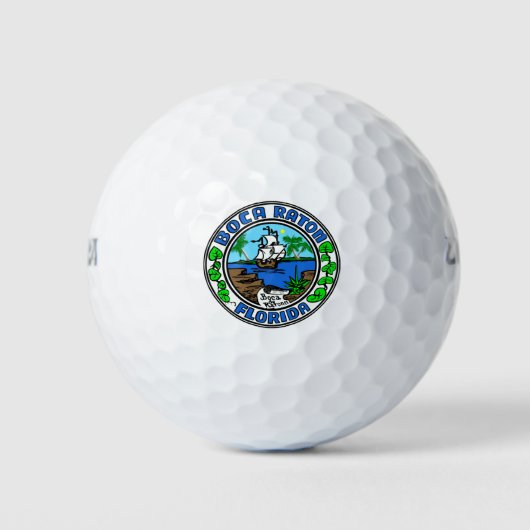 Boca Raton Florida Golfball (Vorderseite)