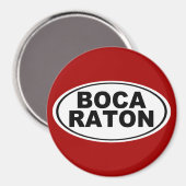 Boca Raton Florida Magnet (Vorderseite/Rückseite)