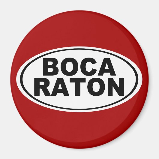 Boca Raton Florida Magnet (Vorne)