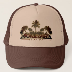 Boca Raton Florida Palmenbaum Truckerkappe