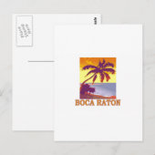 Boca Raton, Florida Postkarte (Vorne/Hinten)