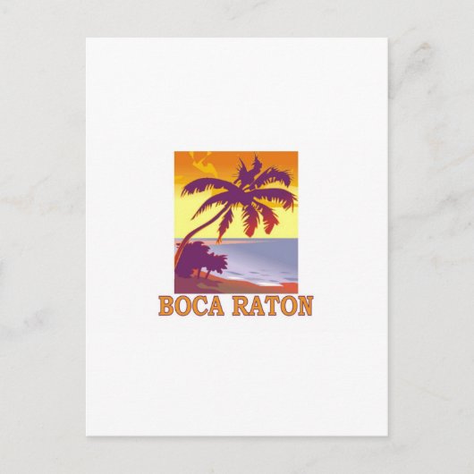 Boca Raton, Florida Postkarte (Vorderseite)