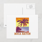 Boca Raton, Florida Postkarte (Vorne/Hinten)