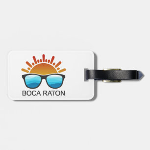 Boca Raton Florida Sonnenbrillen Gepäckanhänger