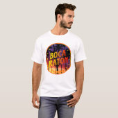 Boca Raton, Florida Sunset T-Shirt (Vorne ganz)