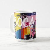 BOCA RATON, Florida, Tasse des Kaffees (Vorderseite Links)