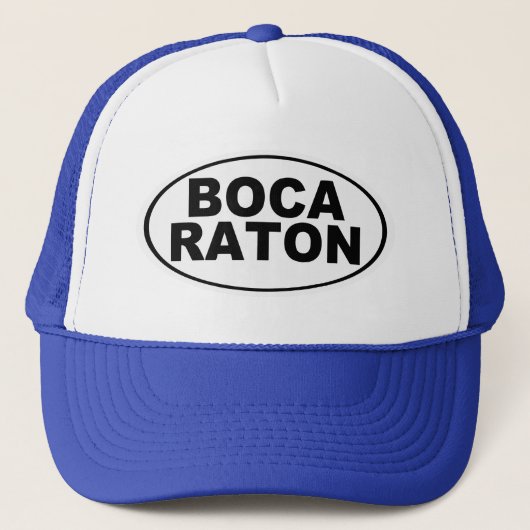 Boca Raton Florida Truckerkappe (Vorderseite)