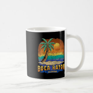 Boca Raton Florida Vintag Distressed Souvenir Kaffeetasse