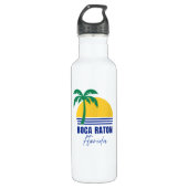 Boca Raton Florida Water Bottle Edelstahlflasche (Vorderseite)
