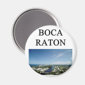Boca-Raton Magnet (Vorderseite/Rückseite)