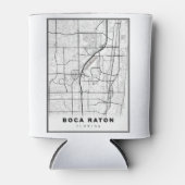 Boca Raton Map Dosenkühler (Vorderseite)