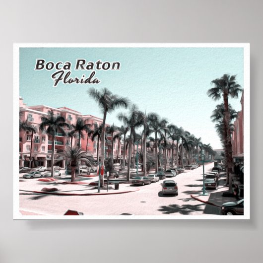 BOCA RATON - PALM BEACH FLORIDA POSTER (Vorne)
