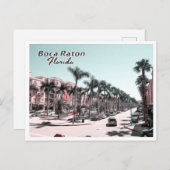 BOCA RATON - PALM BEACH FLORIDA POSTKARTE (Vorne/Hinten)