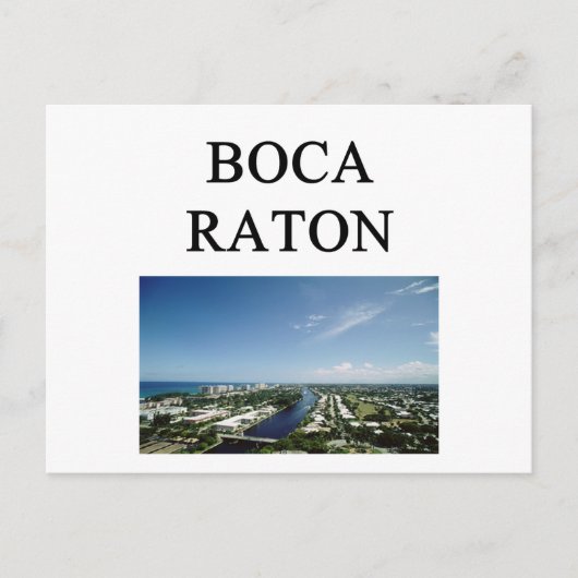 Boca-Raton Postkarte (Vorderseite)