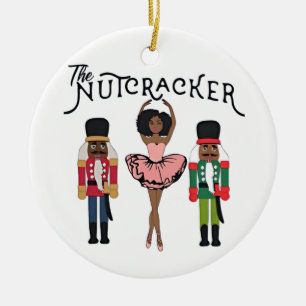 Boca Raton Schwarzer Nussknacker Lustiger Weihnach Keramik Ornament
