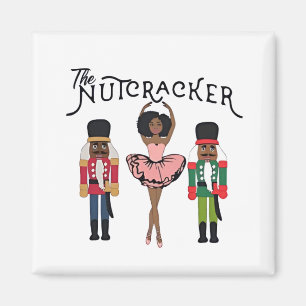 Boca Raton Schwarzer Nussknacker Lustiger Weihnach Magnet