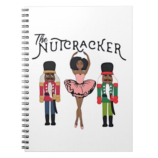 Boca Raton Schwarzer Nussknacker Lustiger Weihnach Notizblock (Vorderseite)