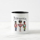 Boca Raton Schwarzer Nussknacker Lustiger Weihnach Tasse (Zentrum)