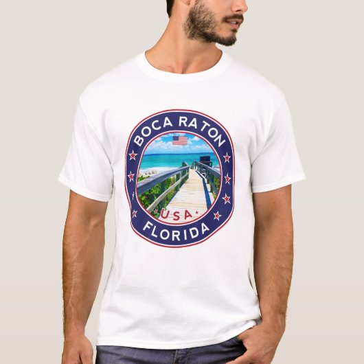 Boca Raton, Strand von Florida T-Shirt (Vorderseite)