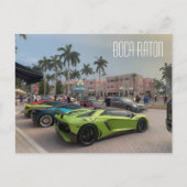 Boca Raton Supercars Postcard Postkarte (Vorderseite)