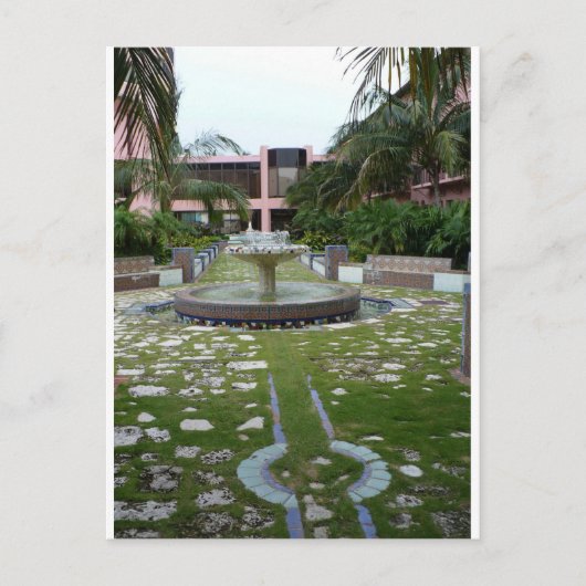 Boca Resort Garden Postkarte (Vorderseite)