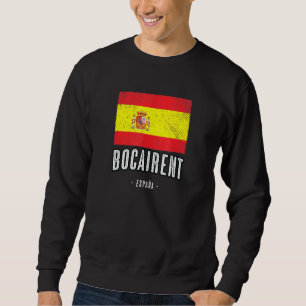 Bocairent Spain Flag Stadt Bandera Ropa Sweatshirt