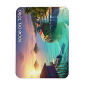 Bocas Del Toro Panama Reise Magnet (Vertikal)