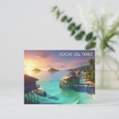 Bocas Del Toro Panama Reise Postkarte (Stehend Vorderseite)