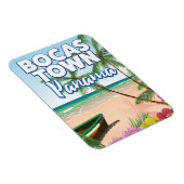 Bocas Town Panama Beach Reiseplakat Magnet (Rechte Seite)