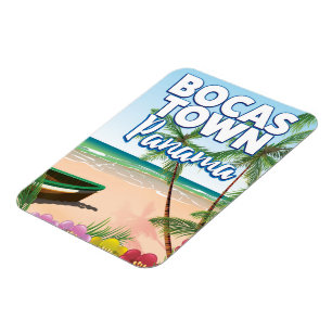 Bocas Town Panama Beach Reiseplakat Magnet